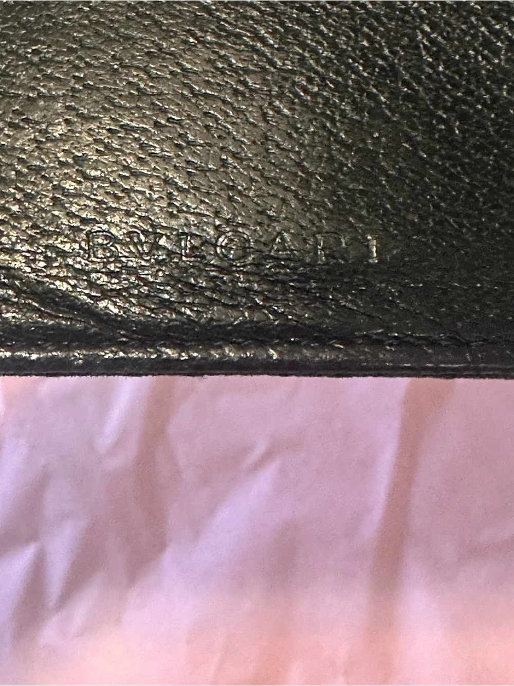 Bvlgari Black Men's Bi-Fold Wallet